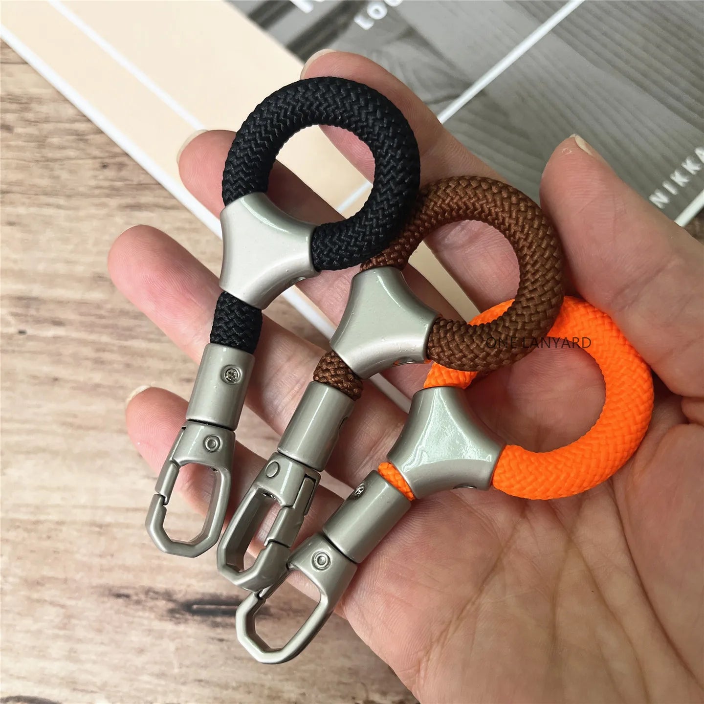 Cordón para Teléfono Móvil de Metal Resistente, Llavero Antipérdida, Correa Sólida para Dedo, Cordón Premium para Llaves