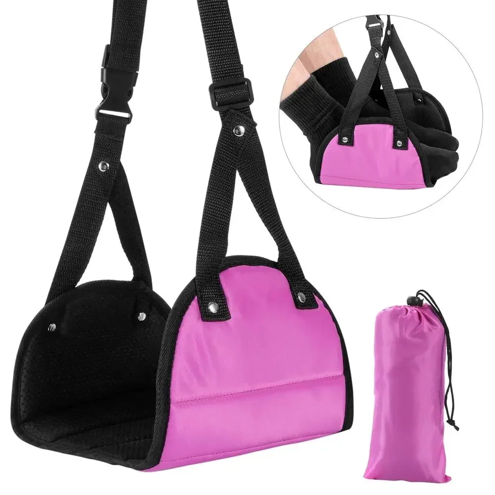 Cómoda hamaca con reposapiés de avión de viaje hecha con espuma viscoelástica de primera calidad, muebles de Patio, silla colgante, columpio para acampar
