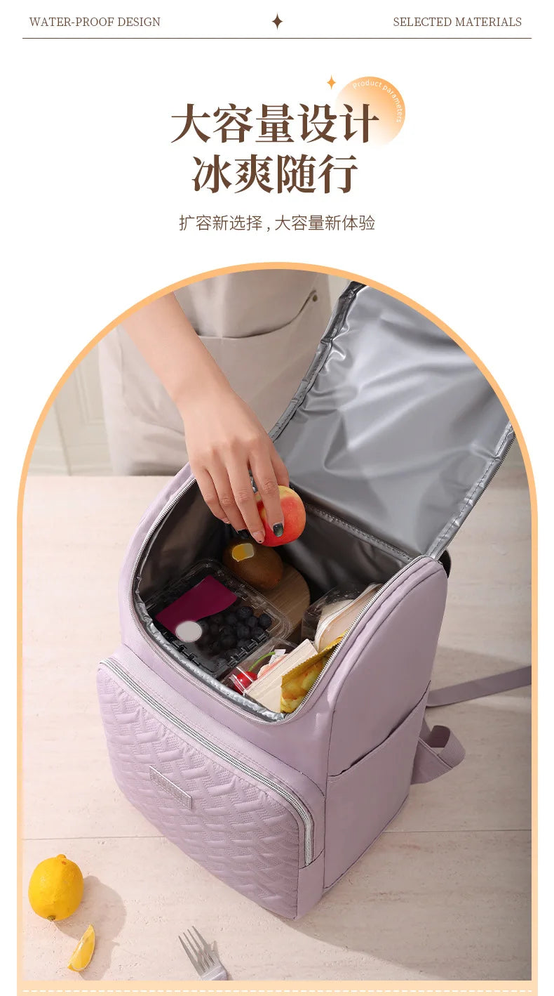 Mochila térmica para Picnic, para cerveza, Camping, bolsa de almuerzo para alimentos, bebidas, playa, viaje aislado, bolsa de refrigerador a prueba de fugas