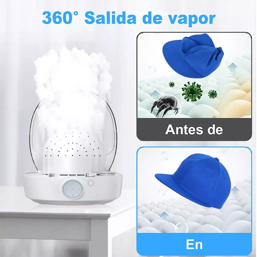 Máquinas automáticas para el cuidado de sombreros, esterilización a vapor, planchado y secado de sombreros de béisbol, sombreros de pescador, etc. (también para la pasteurización a vapor de pelucas)