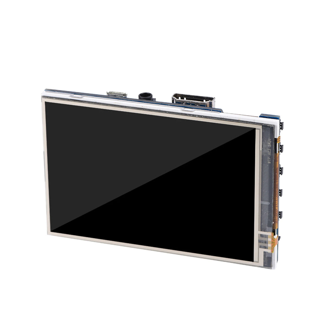 Pantalla LCD con interfaz Multimedia HD de 1080P, 60fps, 3,5 pulgadas, para caja acrílica negra RPi, pantalla LCD de 3,5 pulgadas