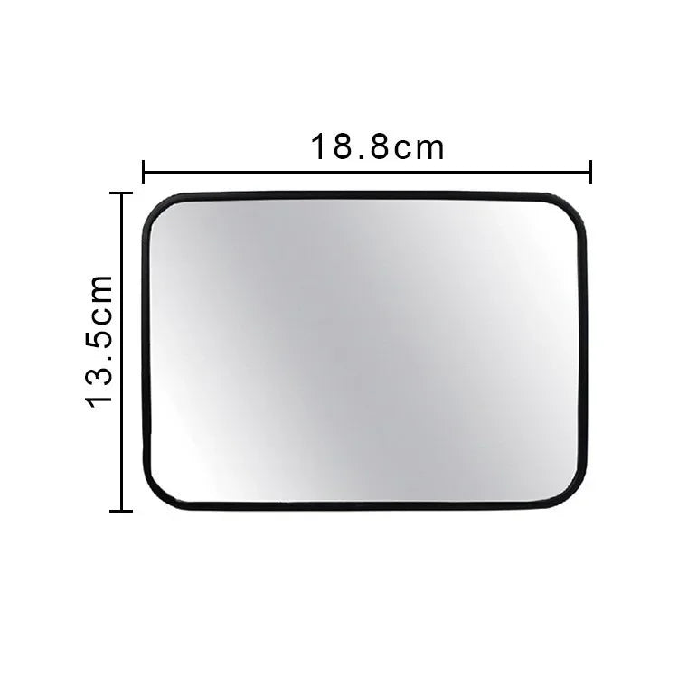 1 Uds. Espejo ancho ajustable para asiento trasero de coche asiento para bebé/niño Monitor de espejo de seguridad para coche espejo cuadrado de seguridad para coche Interior de coche