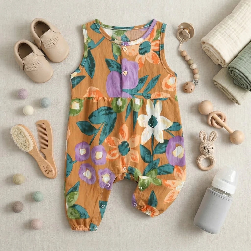Ropa de Playa para Bebés Niñas, Estilo Vacaciones, Trajes para Bebés Recién Nacidos