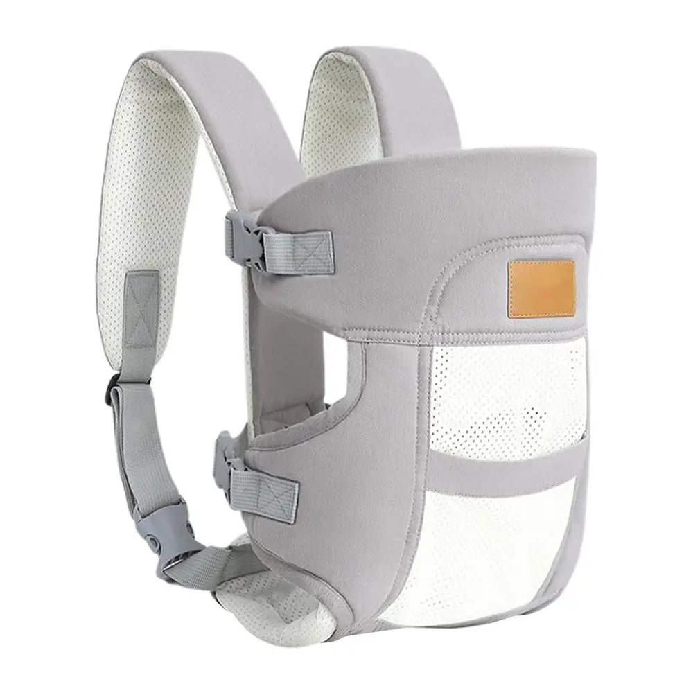 Soporte para bebé, portabebés ligero, ergonómico, transpirable, bolsa con eslinga Horizontal, soporte para la cabeza ajustable para paseos en la naturaleza