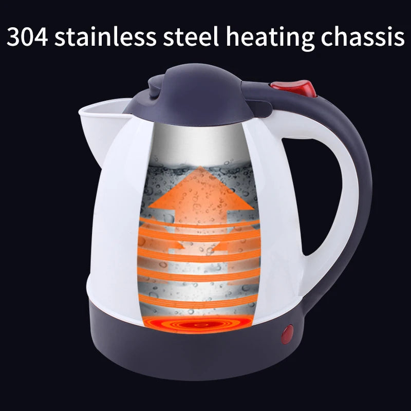 Hervidor de coche portátil, venta al por mayor, camión grande, hervidor eléctrico de 12v y 24v, encendedor de cigarrillos, taza para hervir té, 1000ML