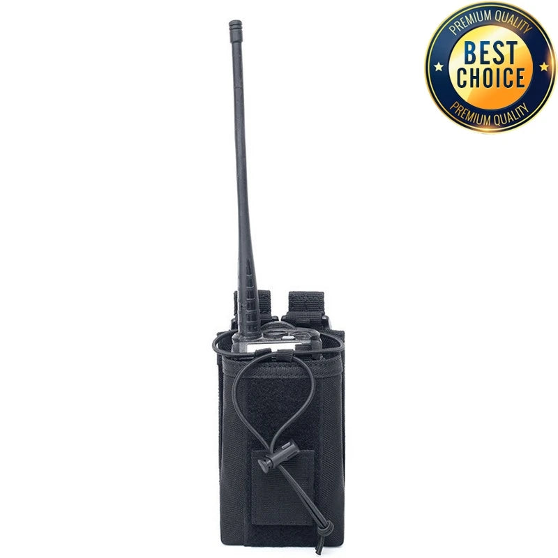 Bolsa para Talkie 1000D para caza al aire libre, bolsa táctica deportiva Molle de nailon para Radio, soporte para Walkie Talkie, bolsillo para revista Mag