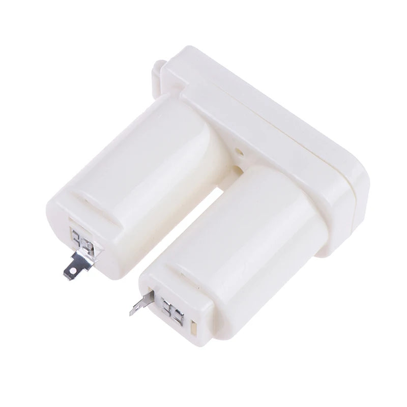 Caja de batería de doble compartimentos para calentador de agua a Gas, accesorios, piezas, caja de batería doble de plástico Universal, 1 Uds.