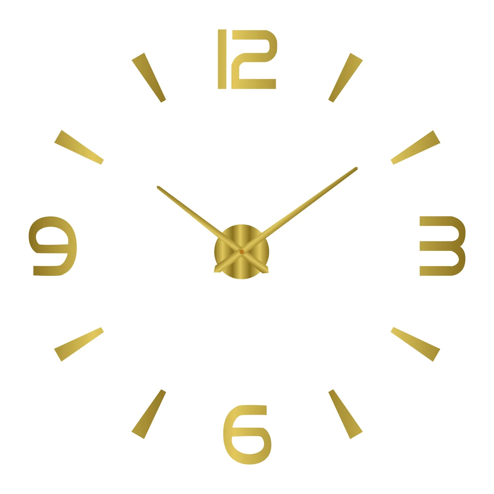 Reloj de pared con espejo acrílico de Número Romano grande 2D/3D, pegatina de moda DIY, relojes de cuarzo, reloj, decoración del hogar, pegatinas para el salón