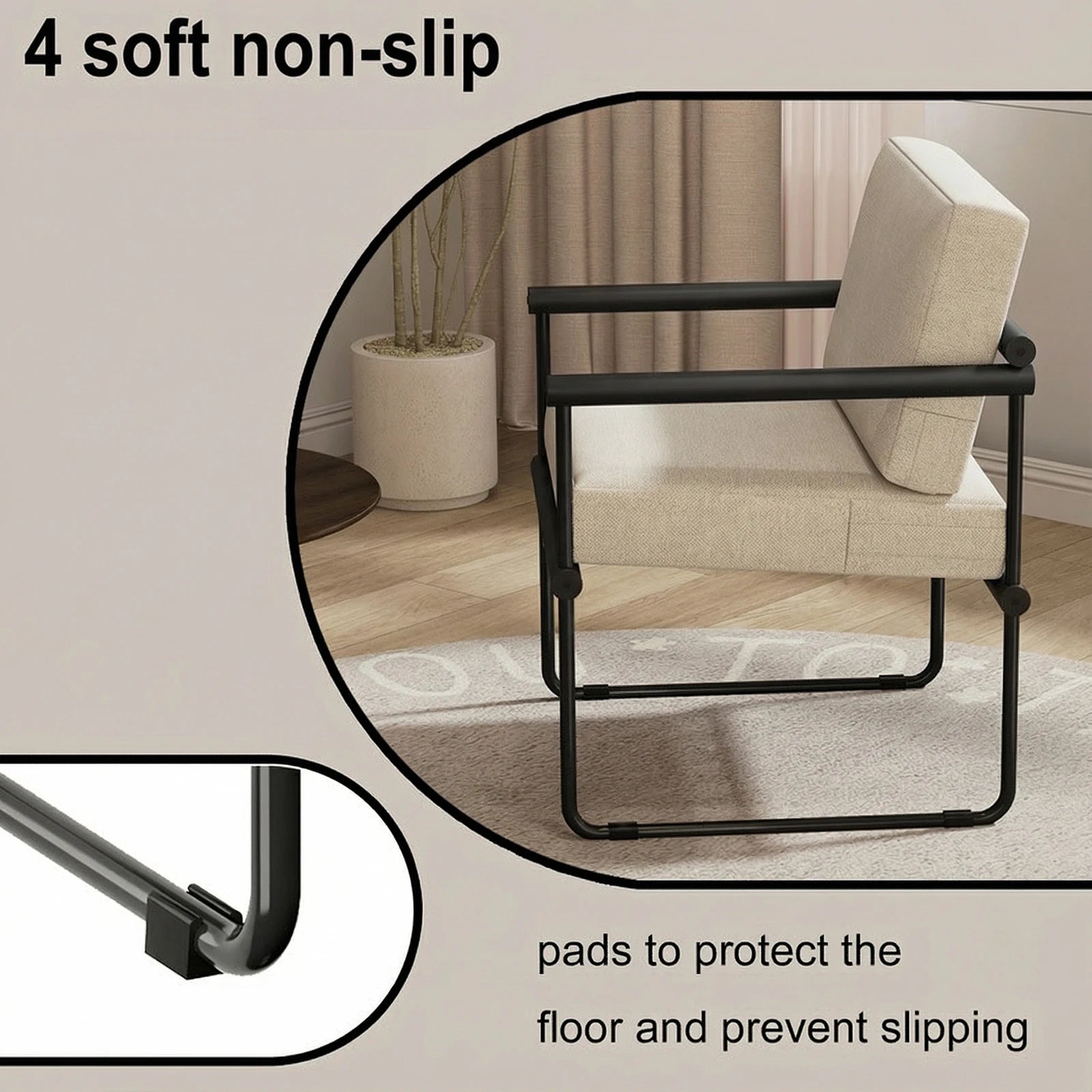 Silla de sala de estar con reposabrazos decorativo, sillón con marco, sofá individual, dormitorio de diseño, balcón, muebles estéticos