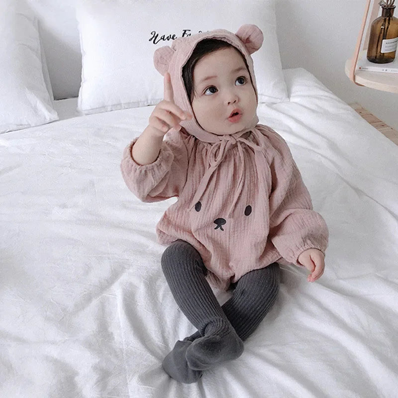 Body para bebé recién nacido con sombrero, ropa de algodón orgánico de manga larga para niña y niño, disfraces de fotografía, ropa para niña y niño