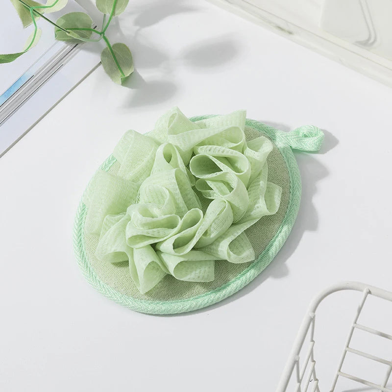 Depurador de baño para el cuerpo, Bola de lufa, ducha, Bola de baño de masaje, toalla de flores para el cuerpo, el mejor exfoliante corporal para ducha, herramienta de baño