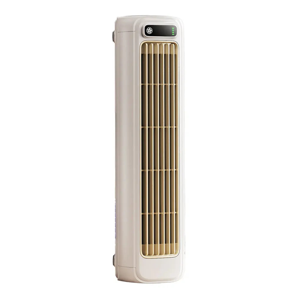 Ventilador de Torre portátil de 3 velocidades para escritorio, ventilador de pie silencioso, recargable, montaje en pared, para dormitorio, sala de estar y oficina