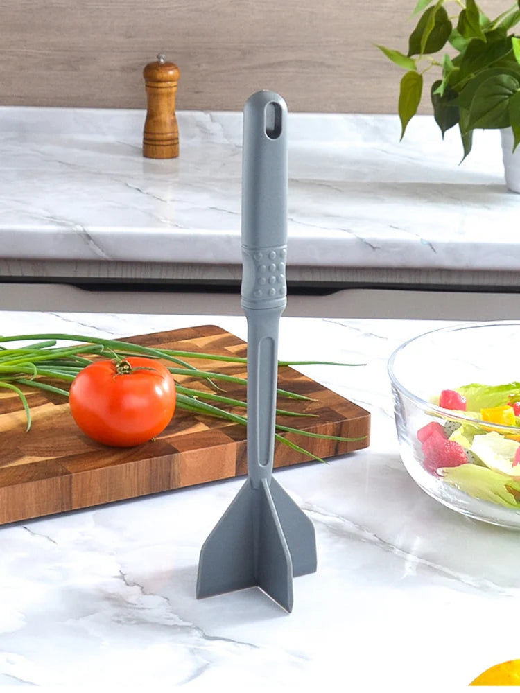 Picadora de carne de cocina, machacador de carne molida, utensilio resistente al calor, antiadherente, picadora de hamburguesas, herramienta trituradora de patatas, utensilios de cocina
