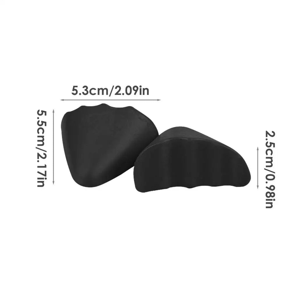 Rellenos de dedos para zapatos, relleno de zapatos de espuma de PU suave y grueso, 1 par de inserciones para los dedos, embutidor de zapatos cómodo antidesgaste para zapatos informales