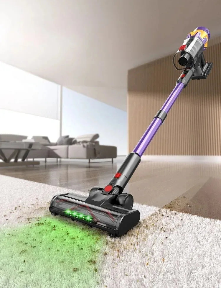 MPQU V18 50kPa 550W Aspiradora inalámbrica Batería extraíble 3 modos de potencia 1.2L Cubo de polvo Aspiradora de mano para el hogar