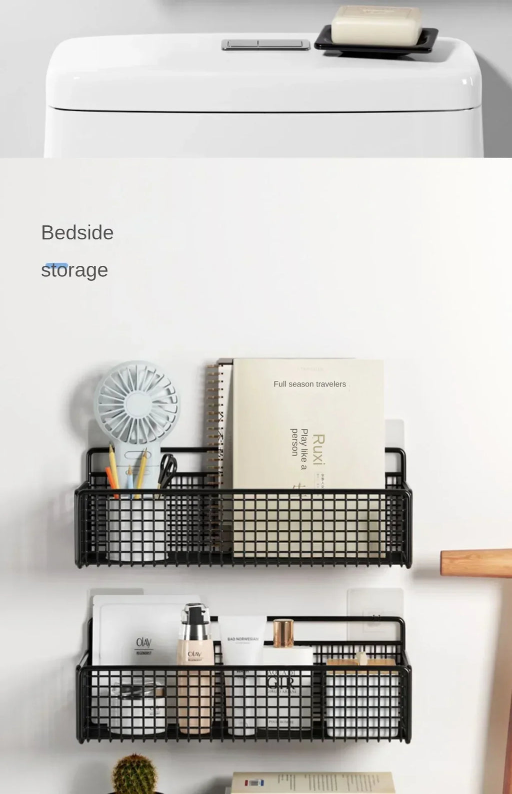 Cesta de almacenamiento para colgar en la pared, organización del fregadero del baño, organizador de puertas de gabinete, cesta para cocina, estante de almacenamiento de verduras