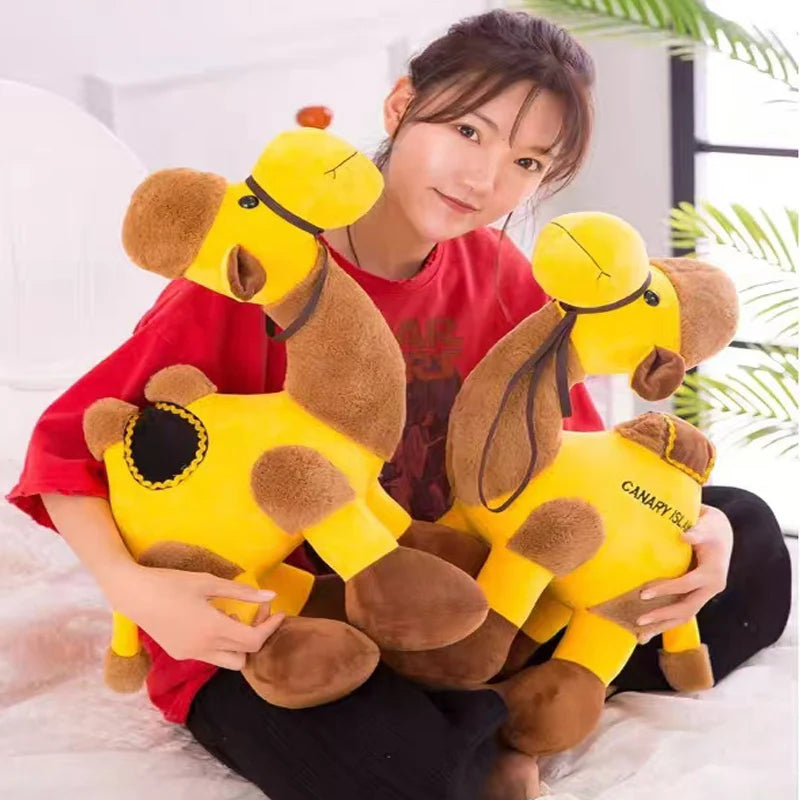 Juguete de Peluche de Camello de Simulación, Muñeco de Camello del Desierto, Almohada Creativa de Camello, Juguete para Niños, Regalo Kawayi