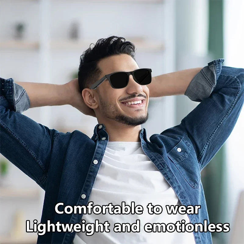 Gafas Inteligentes Lenovo con IA, 8K, Control Remoto, Cámara Táctil, Grabación, Asistente de Voz, Traductor, Bluetooth Inalámbrico