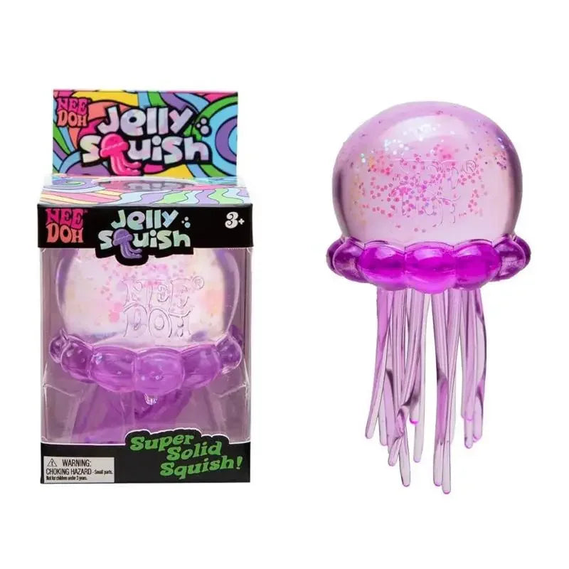 En Stock: Needoh Fuzz Ball Jellyfish Squishy Blind Box Series, Varios Colores, Lindas Medusas de Juguete para Aliviar el Estrés y la Relajación