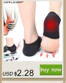 Kotlikoff-calcetines de compresión para fascitis Plantar, almohadilla de pie, espolones de talón, dolor de arco, calcetines cómodos, calcetines de tobillo venoso, Insoes