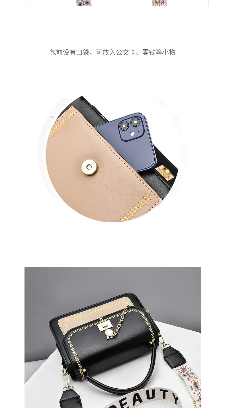 Nuevo bolso de hombro para mujer, bolso principal de alta calidad, bolso informal de gran capacidad a la moda, bolso de hombro tipo bandolera