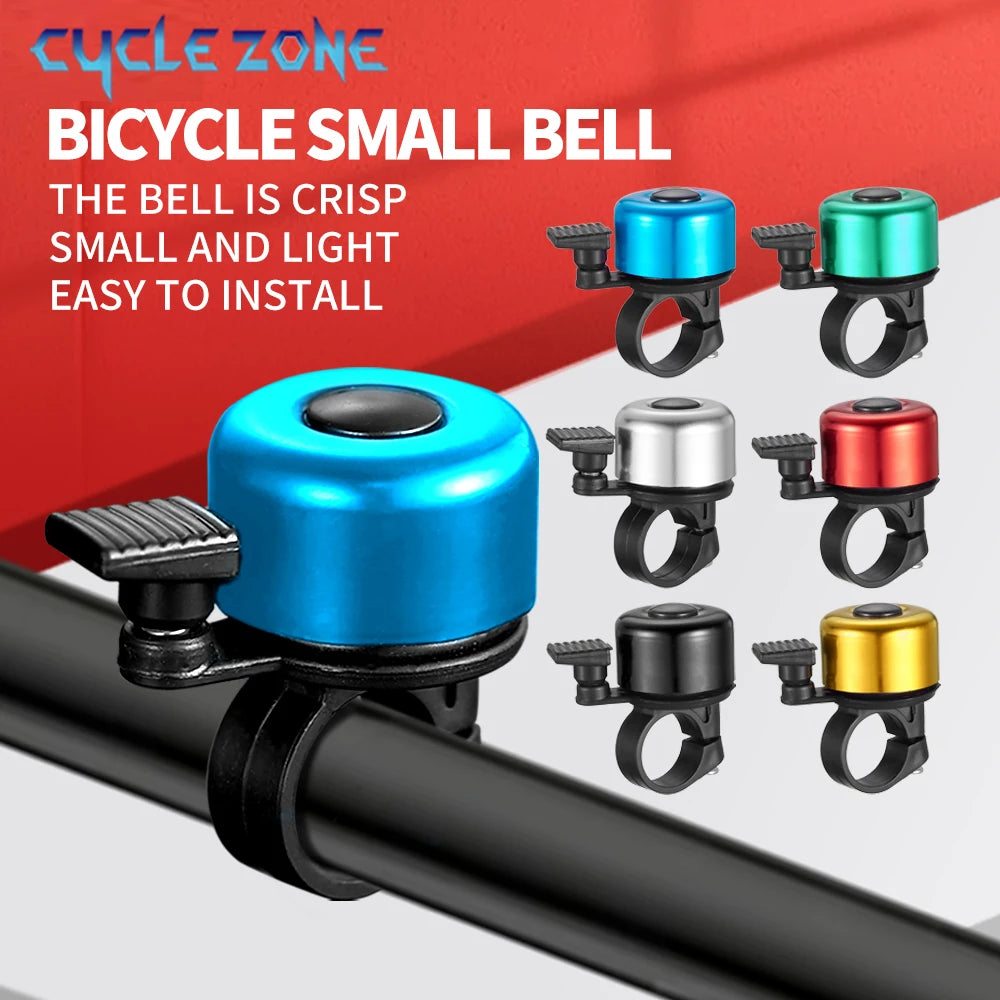 Timbre para bicicleta de montaña, aleación de aluminio, timbre para manillar de bicicleta, advertencia de seguridad para ciclismo de montaña y carretera, accesorios para ciclismo