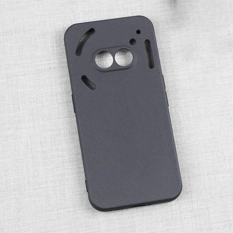 For Nothing Phone 2A funda trasera de silicona suave mate negra para Nothing Phone 2a fundas protectoras completas Capas parachoques