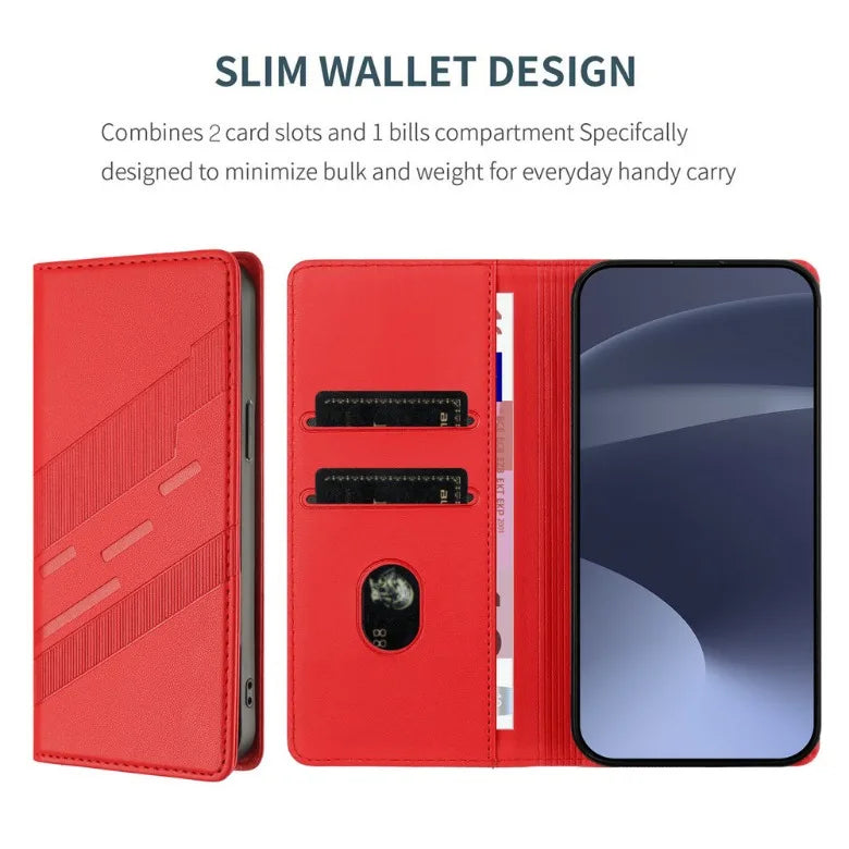 Funda de Lujo 360° para Xiaomi Poco X8 Pro Max 5G, Funda Protectora de Cuero Tipo Libro, Compatible con Poco X7 Pro, M7, M8 Pro, F7, M7, F8 Ultra, con Cierre Magnético