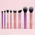 Kit de brochas de maquillaje, 8 Uds., pelo sintético suave, brochas de maquillaje, base, colorete, sombra de ojos, herramientas de maquillaje cosmético