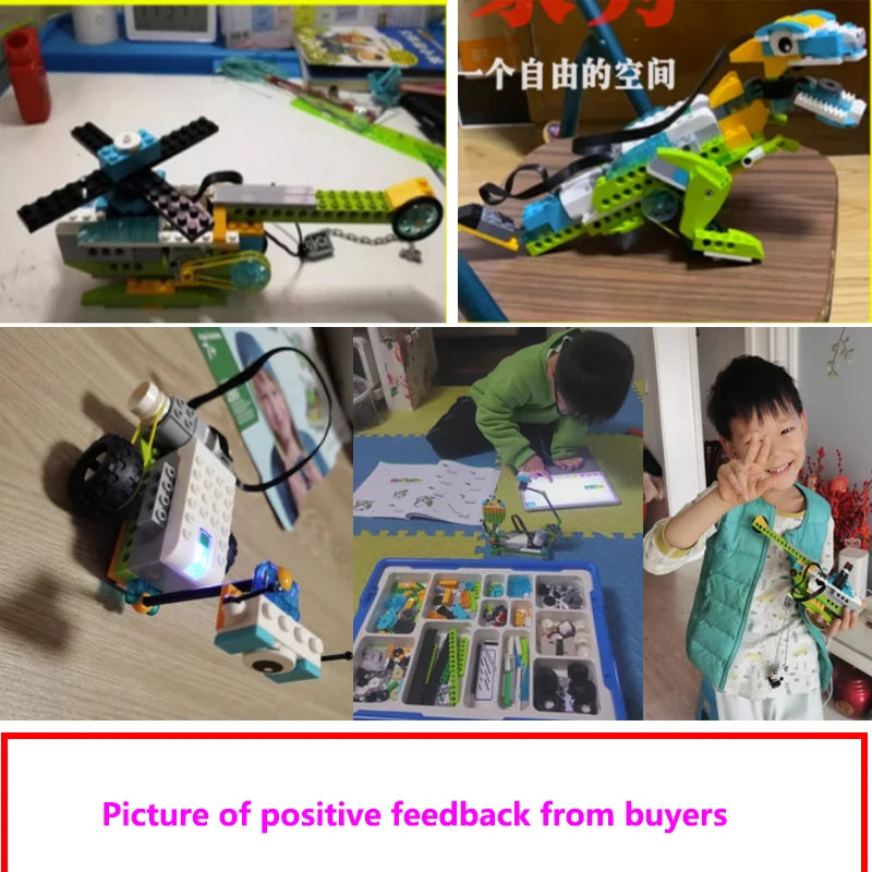 WeDo 2,0 Core Set Scratch 3,0 RC robótica escuela vapor Kit de bloques de construcción educativos Compatible Legoeds 45300 ladrillos juguetes regalos