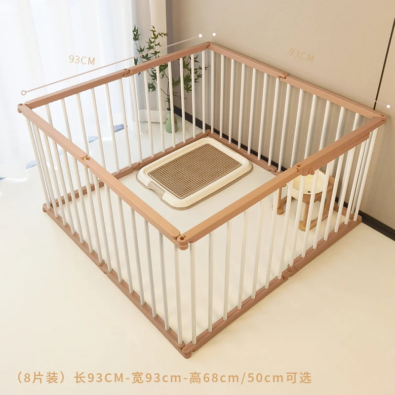 Jaula para perros fuerte y duradera, valla interior suave para mascotas, vallas para perros antioxidantes, diseño creativo, fácil instalación, suministros de productos para mascotas
