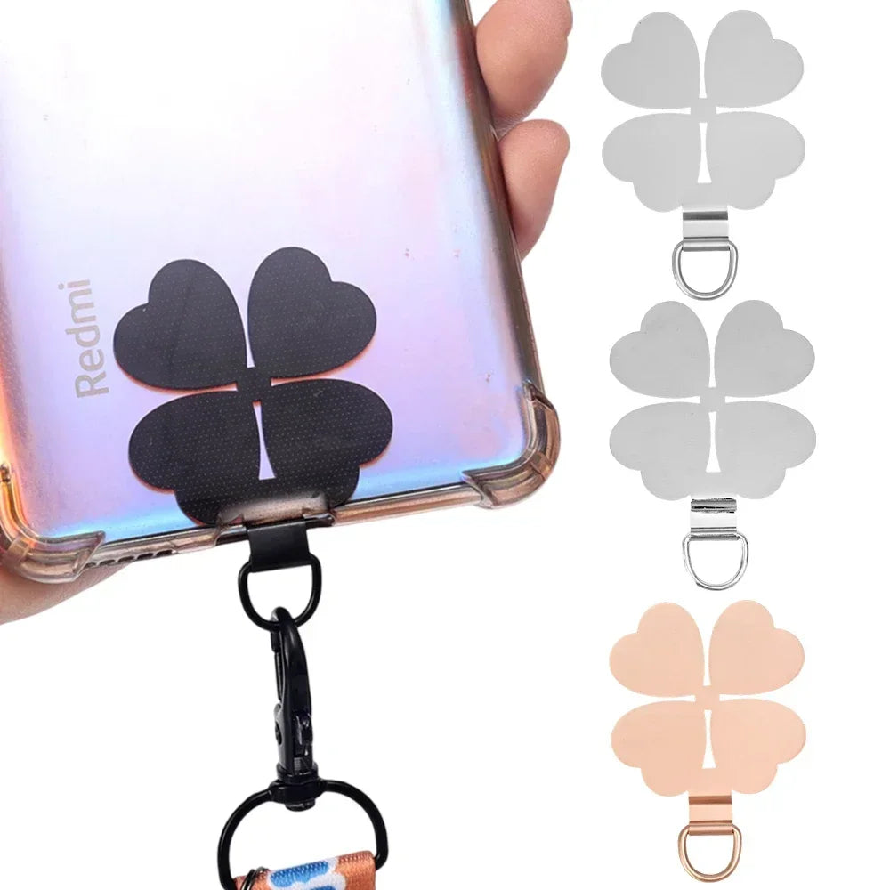 Parche de cordón de Metal ultrafino para teléfono móvil, cuerda colgante antipérdida Universal de acero inoxidable, Clip de lengüeta, accesorios para teléfonos