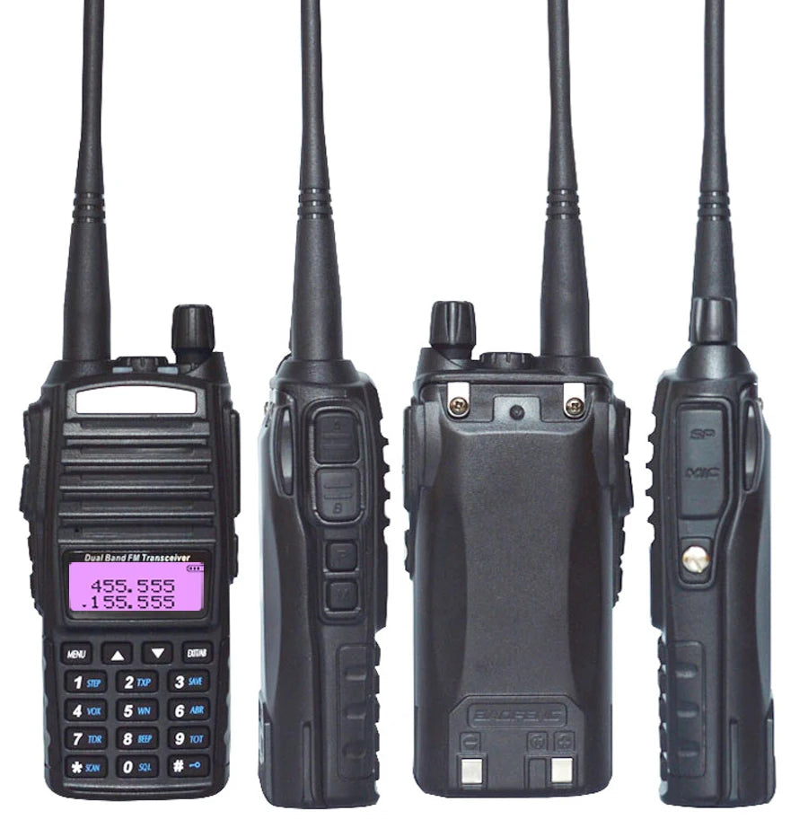 Walkie Talkie profesional UV82 FM Baofeng UV 82 8W estación de Radioaficionado VHF UHF transceptor Radios de caza Amateur Comunicador