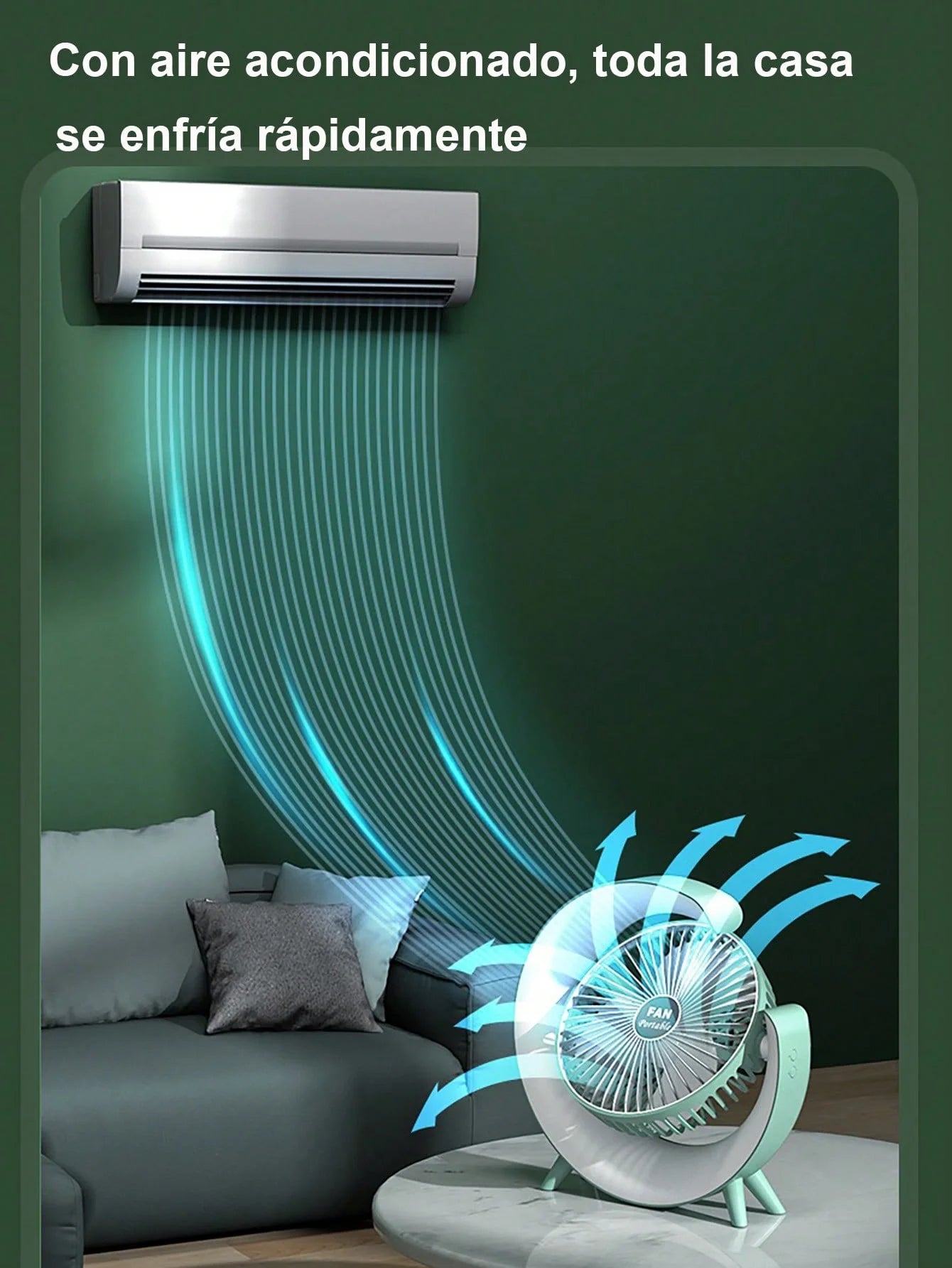 Carga USB lámpara de carreras de caballos de colores ventilador vertical mini carga portátil pequeña bobina de ventilador silenciosa lámpara de Ambiente de bajo ruido
