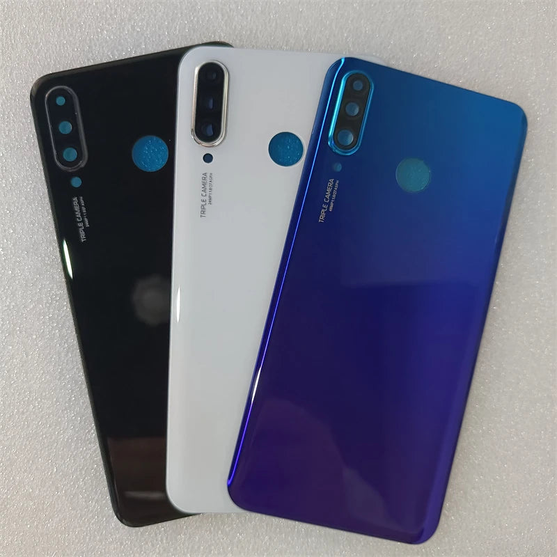 Cubierta Trasera de Batería para Huawei P30 Lite, Carcasa Trasera, Panel de Vidrio para Huawei Nova 4e