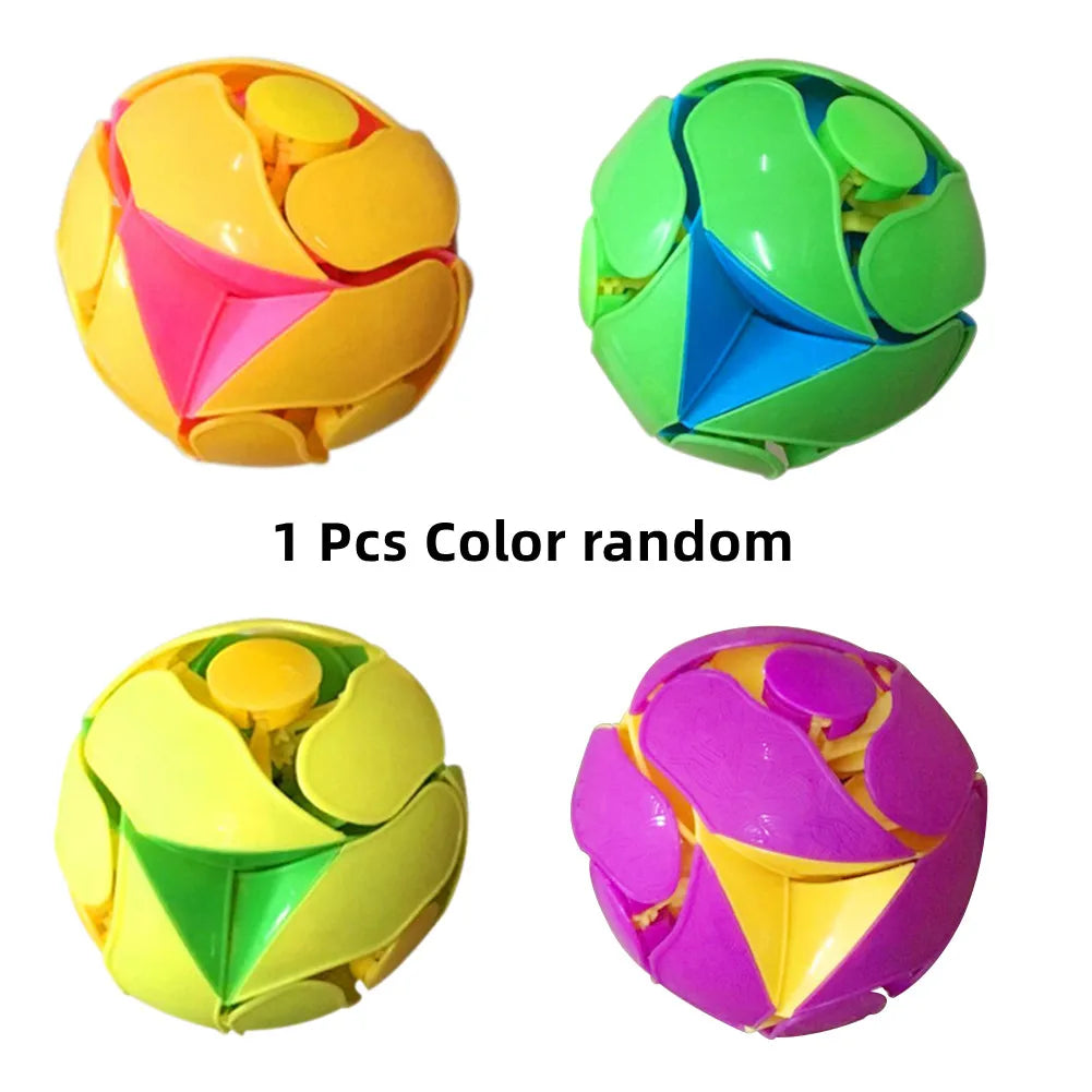 Bola mágica que cambia de Color para lanzar a mano creativa para niños, pelota mágica para aliviar el estrés, novedad, regalo de cumpleaños, juguetes rompecabezas de interés