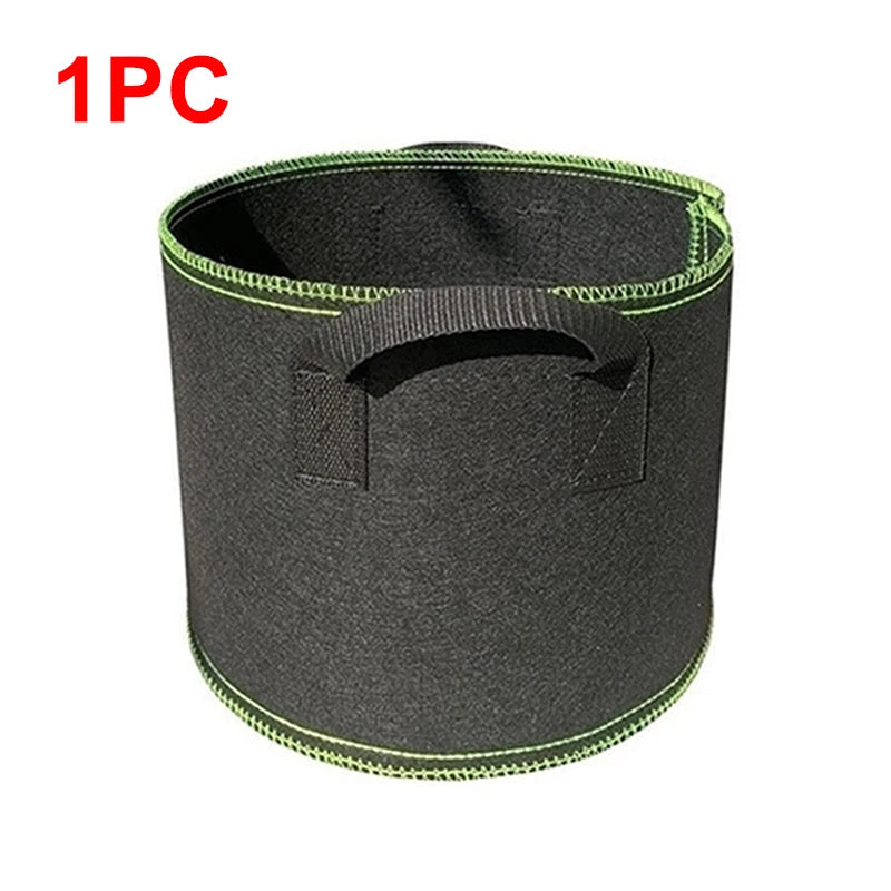 Bolsas de cultivo de verduras/Flores/plantas, 1/2/3/5/7/10/12 galones, bolsas de cultivo gruesas no tejidas, macetas de tela de aireación con asas, 1-5 piezas