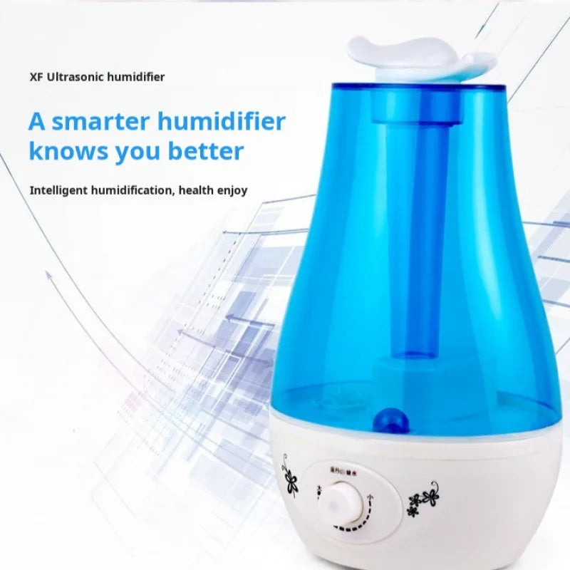 Humidificador de dormitorio para el hogar, difusor hidratante atomizador de gran volumen de niebla con doble pulverización, Mini purificador de aire aromático ultrasónico