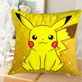 Funda para fundas de almohada Kawaii P-Pilkachuus, funda nórdica para almohada de 45x45, fundas para cojines, almohadas para dormir, decoración decorativa para el hogar