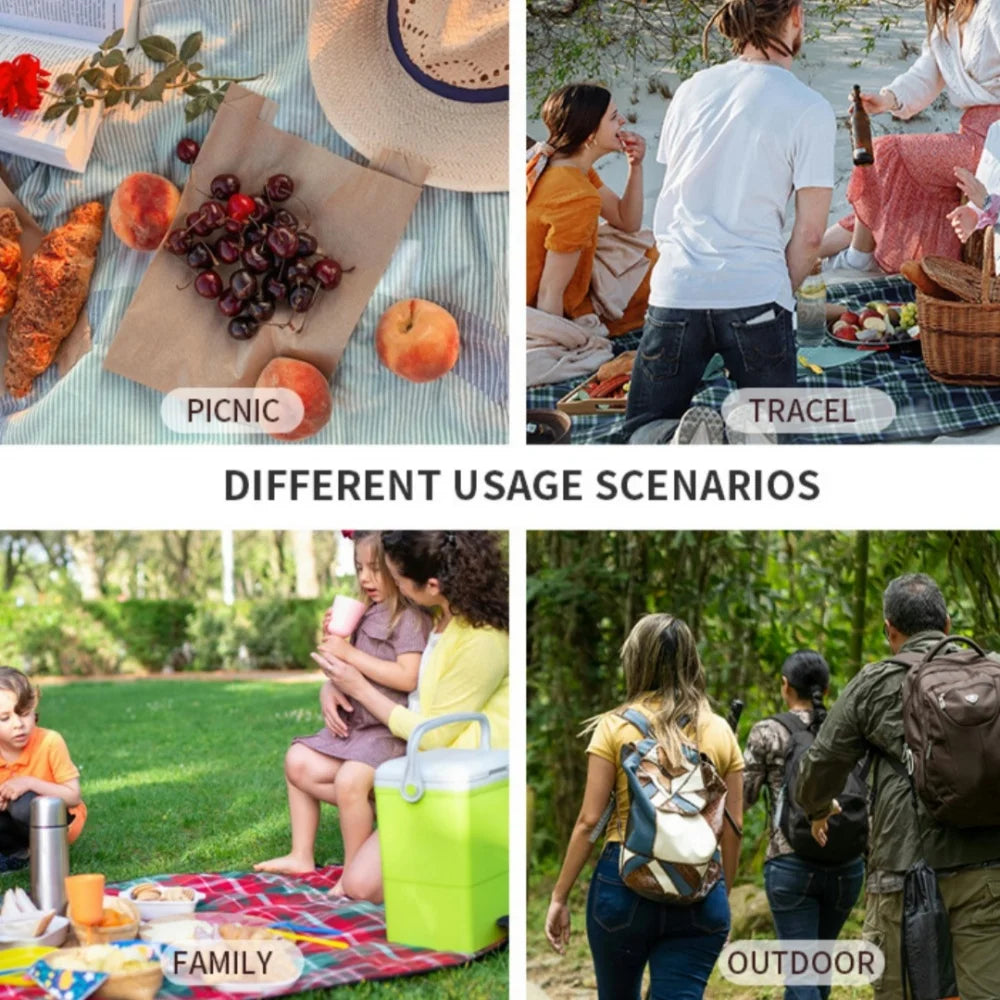 Bolsa de almuerzo térmica táctica de gran capacidad de camuflaje, bolsa de hielo portátil duradera con aislamiento a prueba de fugas para exteriores