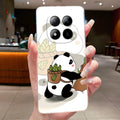Funda para Teléfono Xiaomi Redmi Note 15 Pro 4G, Carcasa Protectora con Diseño de Lazo de Mariposa, Transparente, de Silicona TPU Suave
