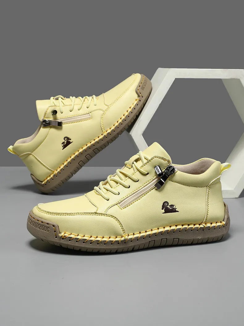 Nuevo 2025 zapatos deportivos para mujer, senderismo al aire libre, fondo plano, transpirables, cómodos, informales, zapatos de conducción, zapatillas de deporte transpirables a la moda