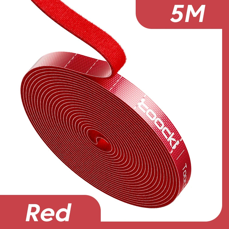 Toocki-organizador de cables, gestión de cables, Organizador en forma de lágrima, bridas enrolladoras, accesorios para teléfono, organizador de cables y Cables