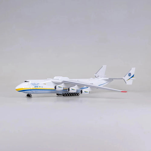 Antonov AN-225 Avión de transporte escala 1/200 42cm modelo de avión de simulación adorno de recuerdo juguete colección de exhibición ornamento