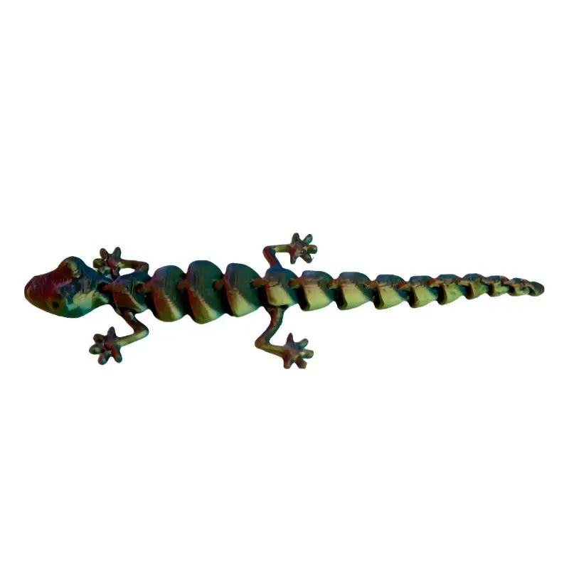 10/20 Piezas de Figuras de Lagartos Mini Impresas en 3D con Articulaciones Móviles, Decoración Creativa para el Hogar, Juguetes de Animales, Regalo de Navidad para Niños