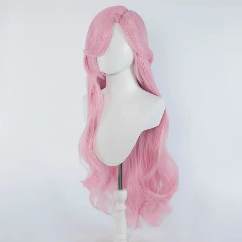 Peluca de Cosplay Pony Fluttershy Friends Anime Coser peluca rizada larga sintética peluca de fibra resistente al calor de alta calidad fiesta de Halloween