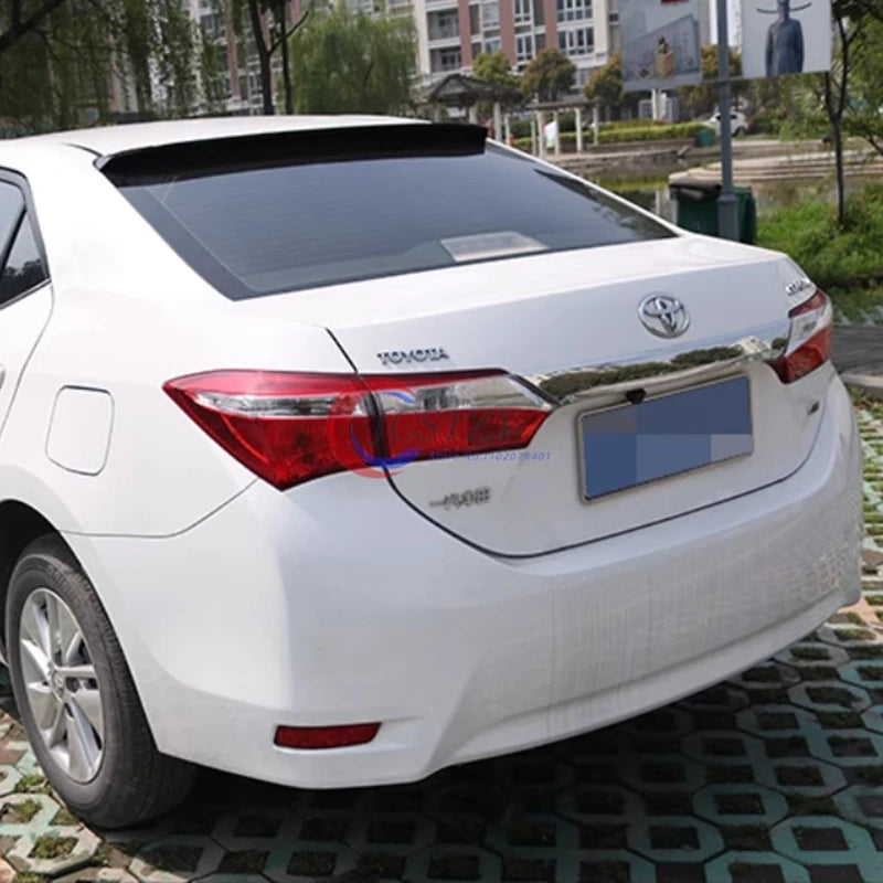 Para Toyota Corolla 2014 2015 2016 2017 2018 alerón de techo Material ABS de alta calidad alerón trasero de coche