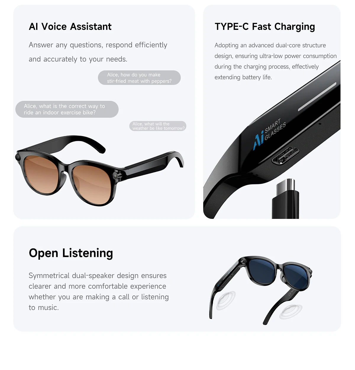Gafas Inteligentes Lenovo 8K con IA, Traducción por IA, Llamadas Bluetooth, Reproductor de Música, Control de Cámara, Anti-luz Azul, Novedad 2026
