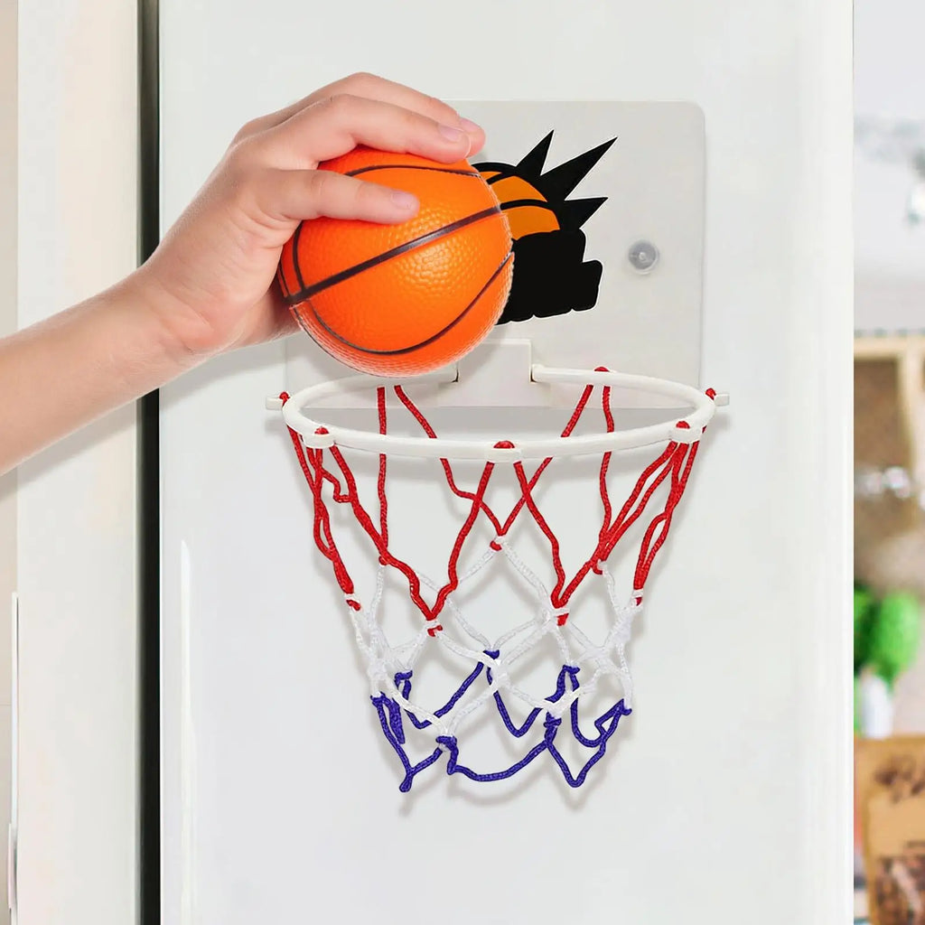 Aro de Baloncesto con Ventosa Pequeño, Juego de Baloncesto sin Taladrar para Niños y Niñas, Ejercicio en Casa o en el Aula