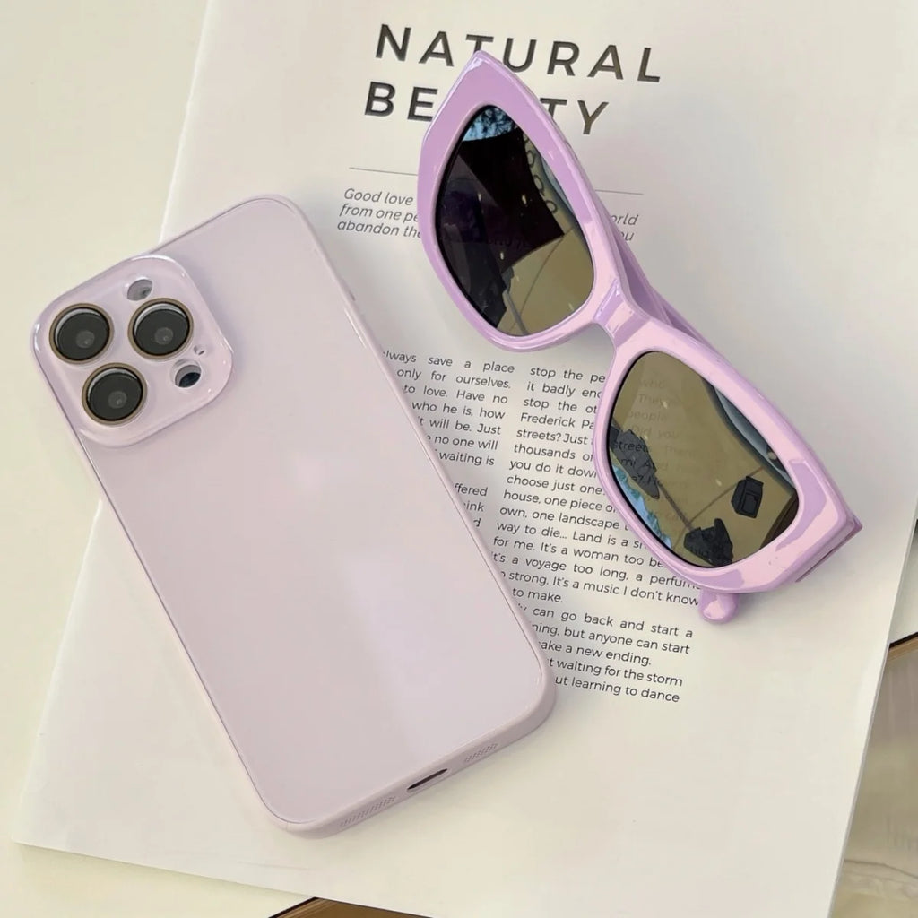 Funda de teléfono todo incluido Backplane de vidrio templado de lujo para iPhone 17 16 15 14 13 12 11 Pro Max cámara protege la cubierta sencilla